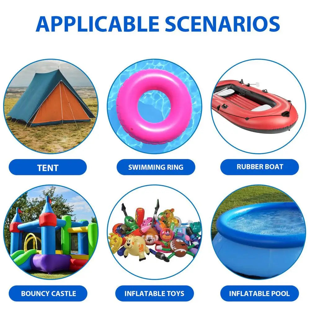 10 Pieces Iatable Patch Repair Kit Pool Cover Repair Patch Kit PVC Vinyl Pool Repair Patches Waterproof Stickers Repair