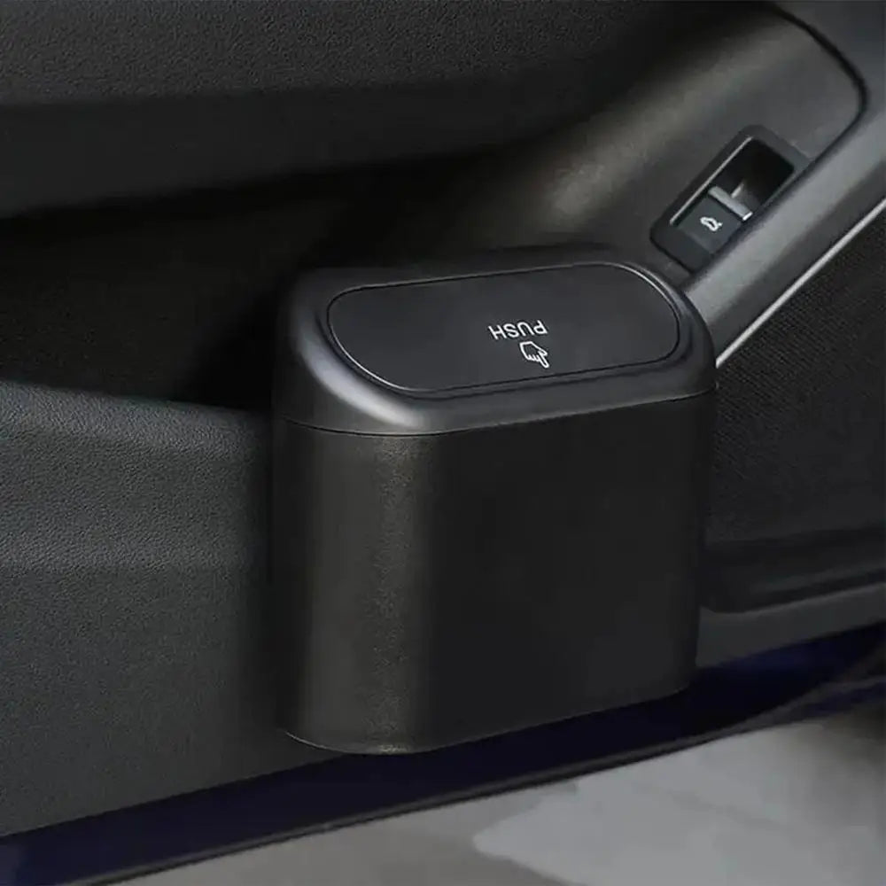 Car Trash Bin Car Side Door Garbage Can With Lid Car Interior Accessories Automotive Garbage Container Waterproof Garbage Cans