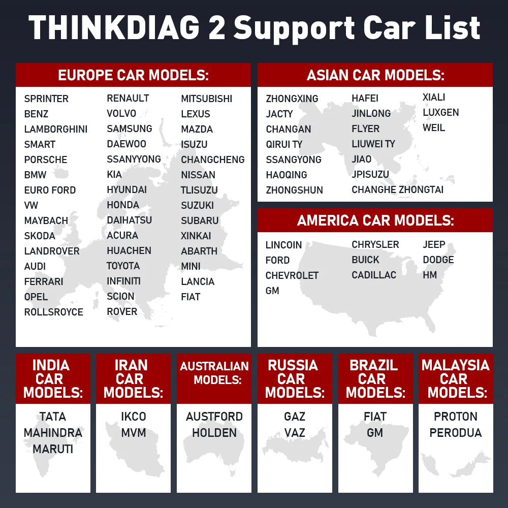 THINKCAR THINKDIAG 2 /KINGBOLEN Ediag Plus CAN FD All Systems 15 Reset Services ECU Coding OBD2 Scanner Car Diagnostic Tool