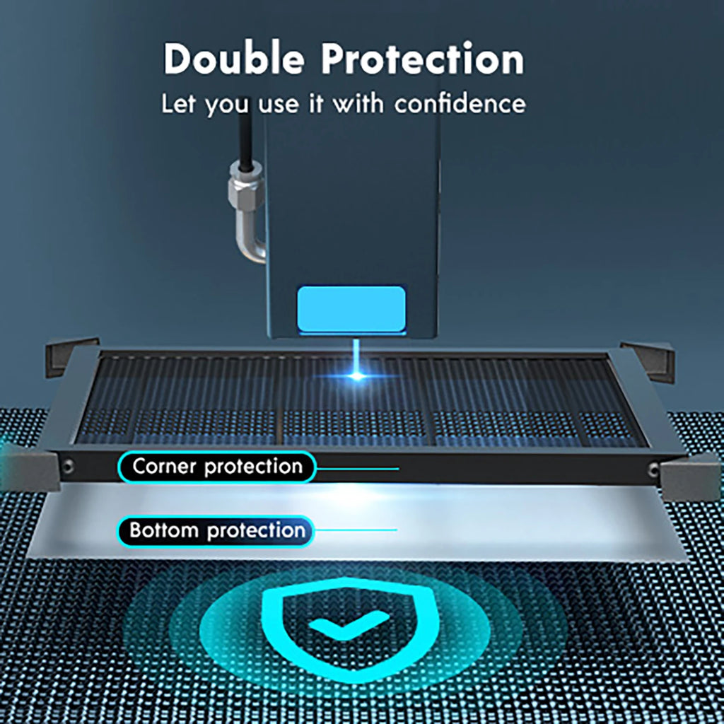 LONGER Honeycomb 440*440*22mm Working Table Honeycomb Laser lazer Bed Aluminum Mesh Panel for Laser Engraver Engraving Machine
