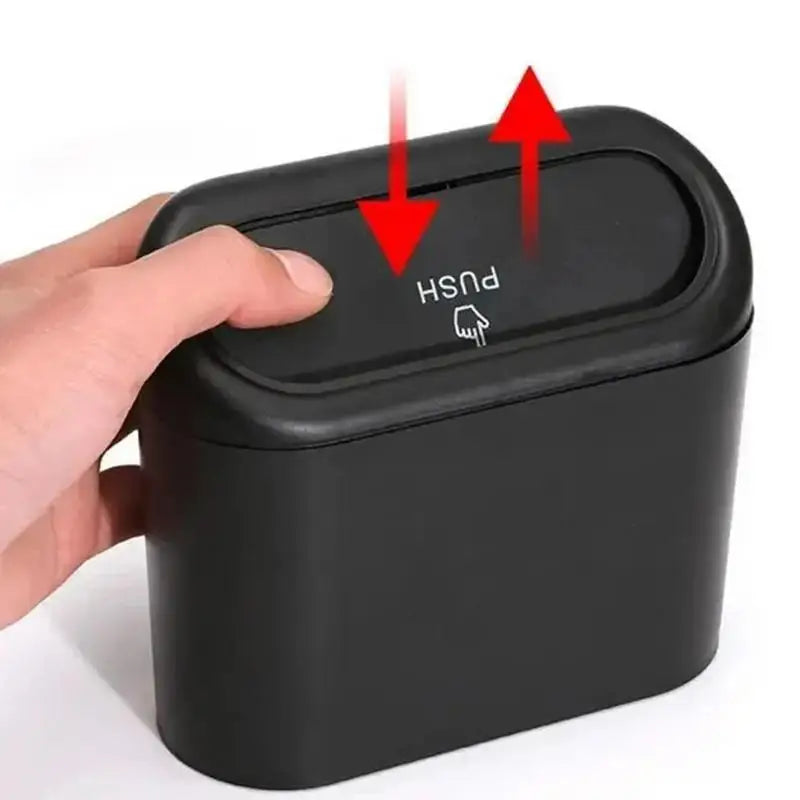 Car Trash Bin Car Side Door Garbage Can With Lid Car Interior Accessories Automotive Garbage Container Waterproof Garbage Cans