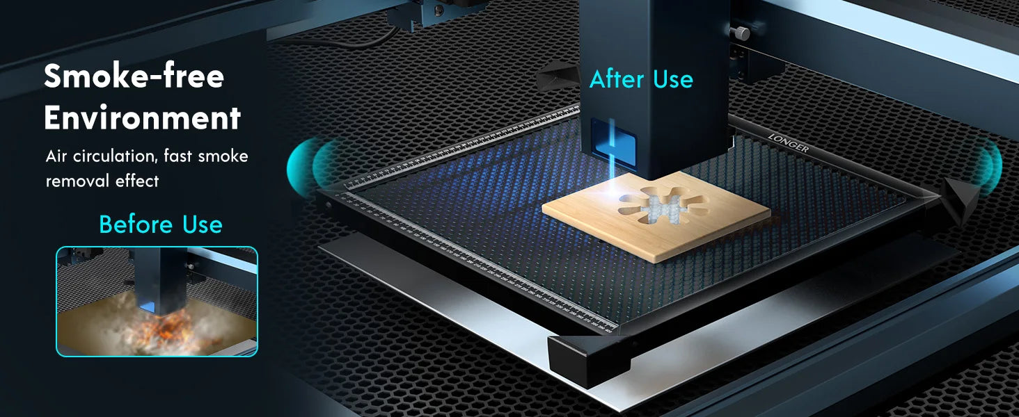 LONGER Honeycomb 440*440*22mm Working Table Honeycomb Laser lazer Bed Aluminum Mesh Panel for Laser Engraver Engraving Machine