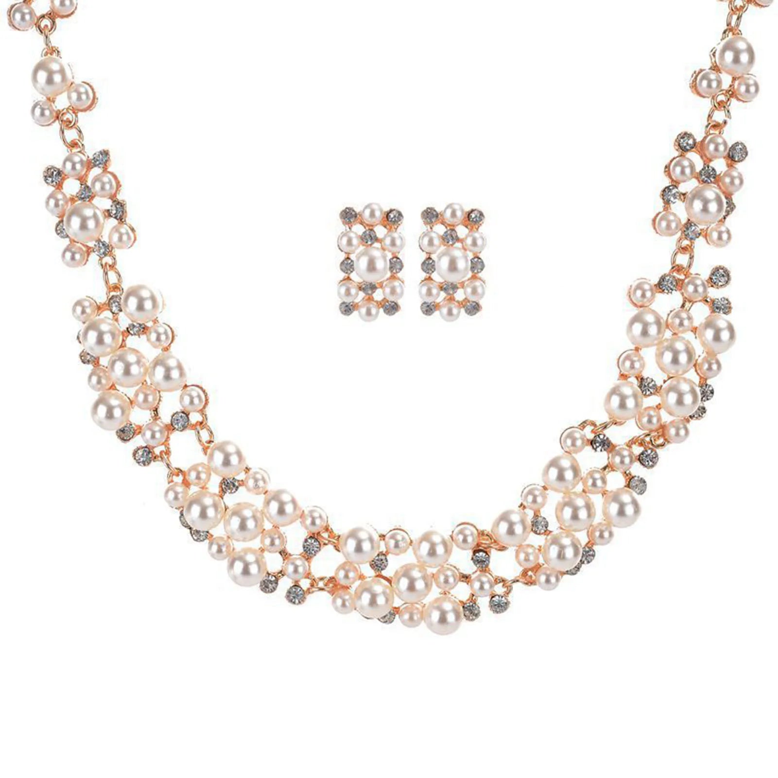 New Arrival Women's Bohemian Artificial Pearl Flower Pendant Necklace Choker Jewelry Gift Wholesale Dropshipping