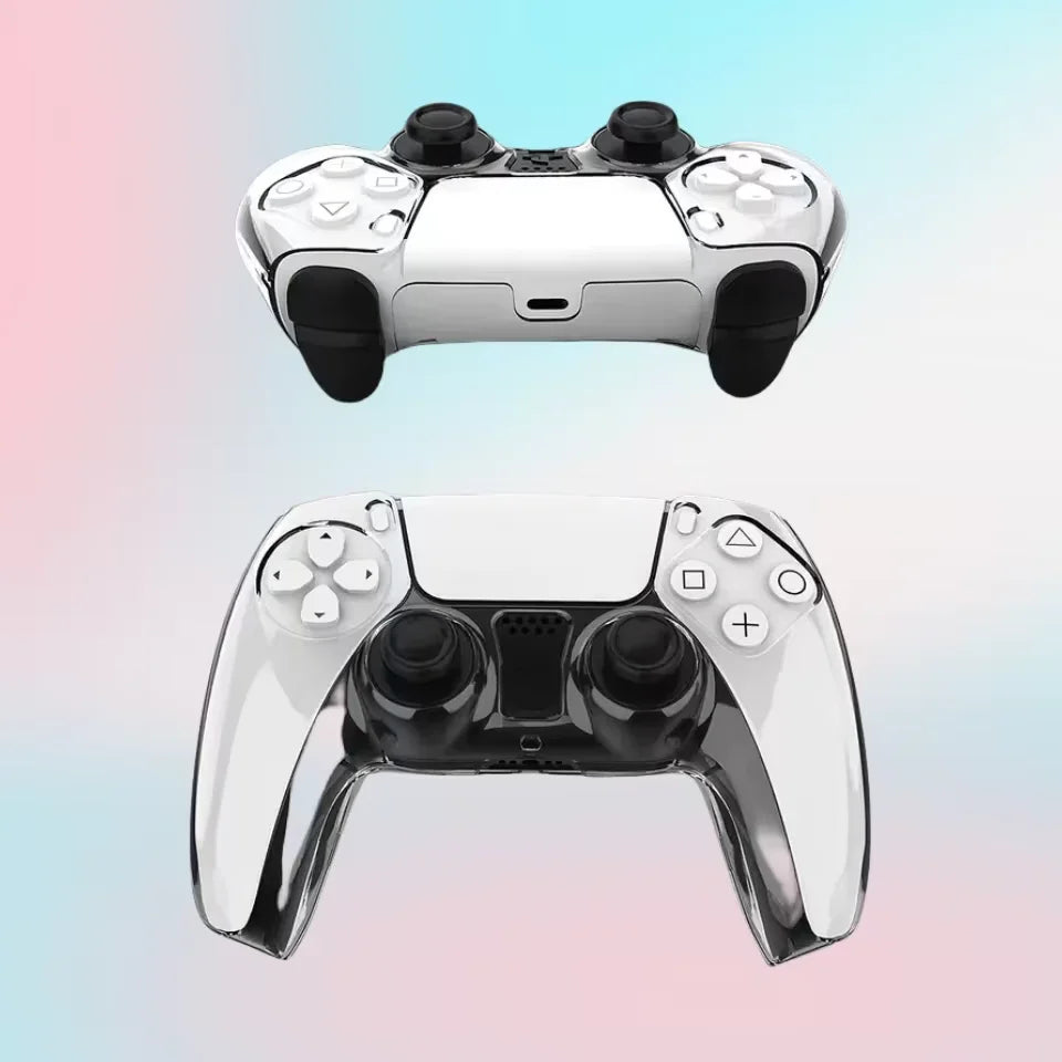 For PS5 DualSense Controller Clear PC Cover Ultra Slim Transparent Protector Case for PS5 Gamepad Game Accessories