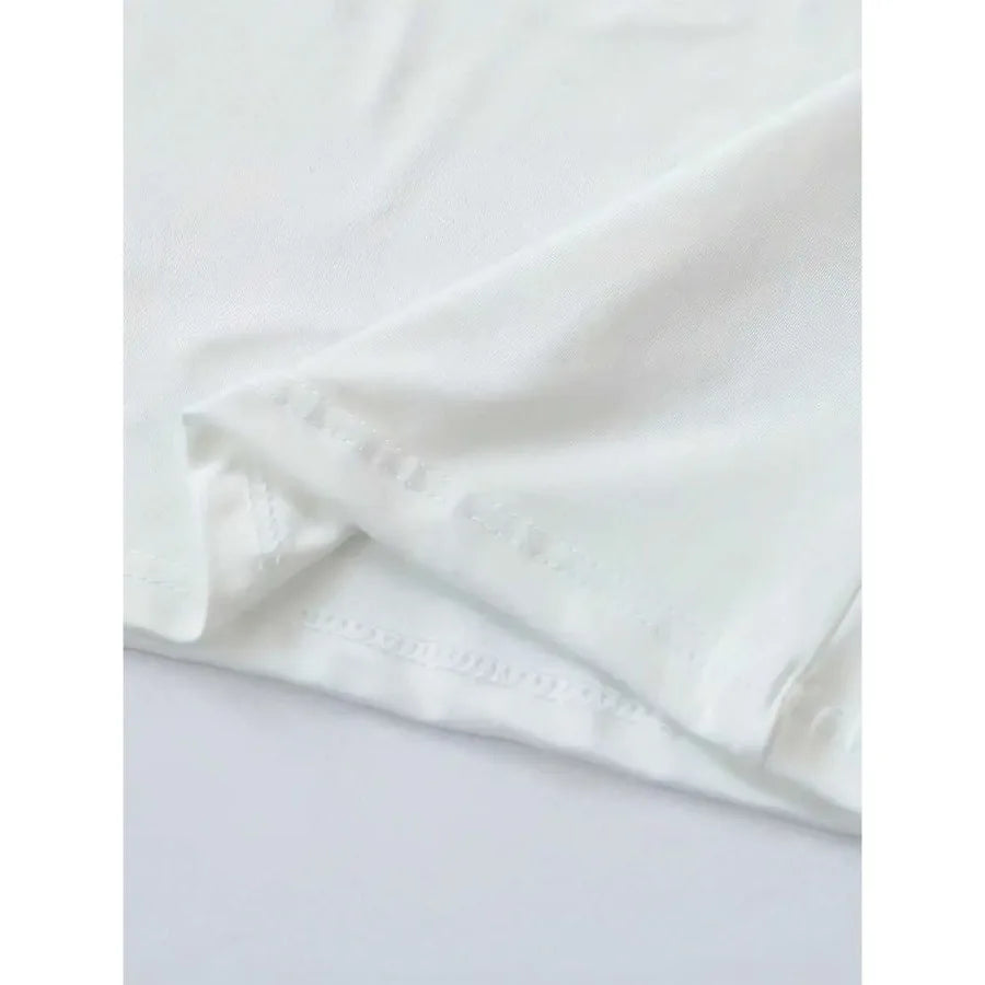 【New style】Women's Casual Neck Cropped T-ShirtA Pure Cotton Crew Neck Short-Sleeve Women's T-Shirt With A Slogan Print Summer W