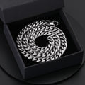 TUHE 6mm -14mm Wide Chains Necklaces Stainless Steel Cuban Link Chain For Men Hip Hop Jewelry