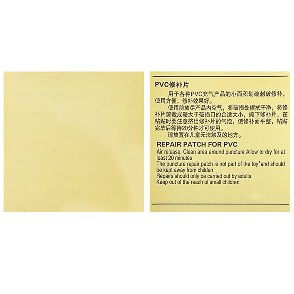 10 Pieces Iatable Patch Repair Kit Pool Cover Repair Patch Kit PVC Vinyl Pool Repair Patches Waterproof Stickers Repair
