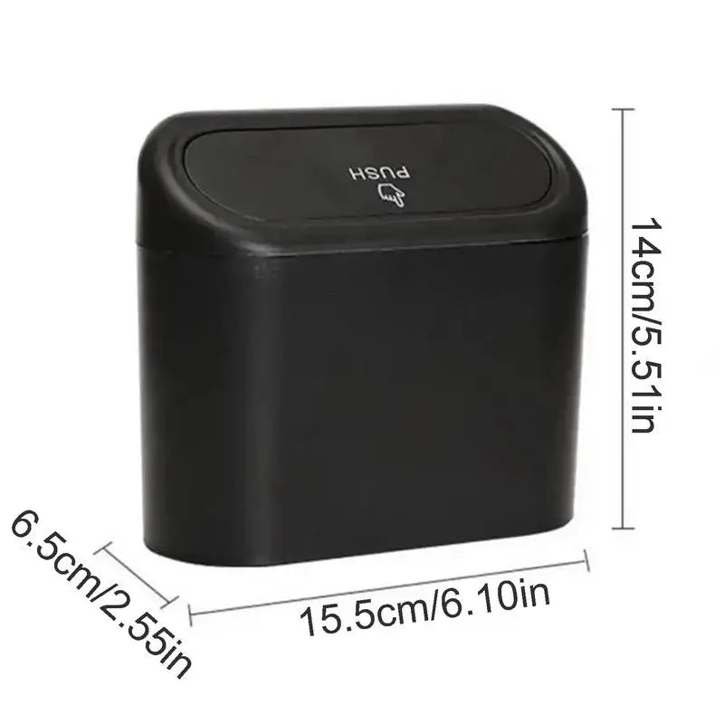 Car Trash Bin Car Side Door Garbage Can With Lid Car Interior Accessories Automotive Garbage Container Waterproof Garbage Cans