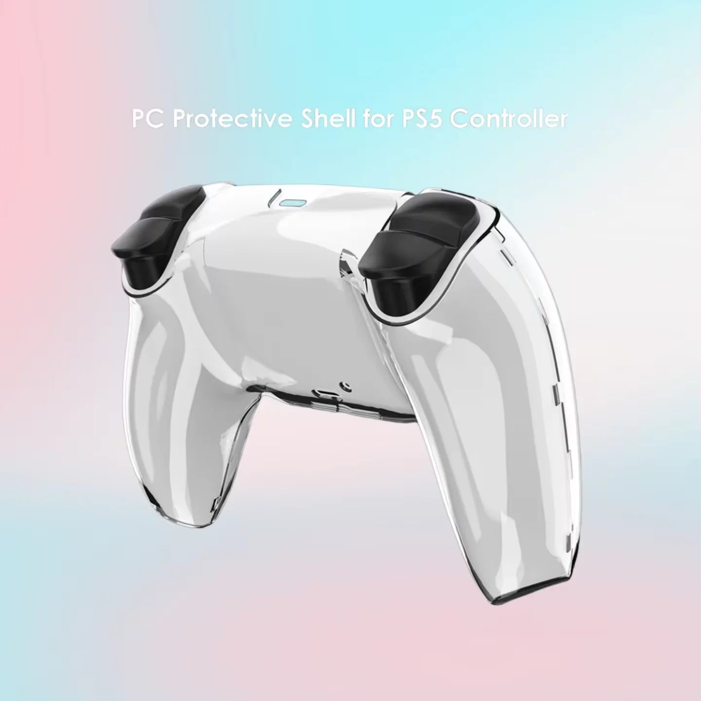 For PS5 DualSense Controller Clear PC Cover Ultra Slim Transparent Protector Case for PS5 Gamepad Game Accessories