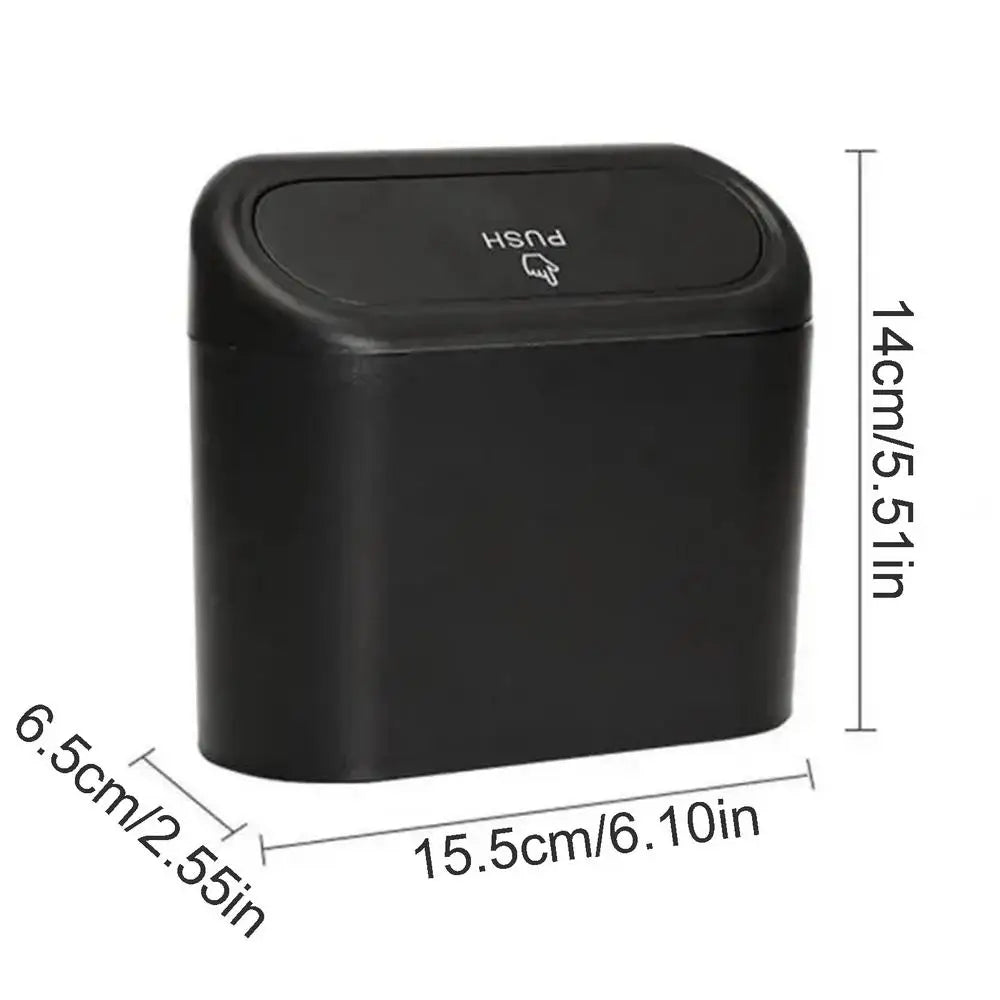 Car Trash Bin Car Side Door Garbage Can With Lid Car Interior Accessories Automotive Garbage Container Waterproof Garbage Cans