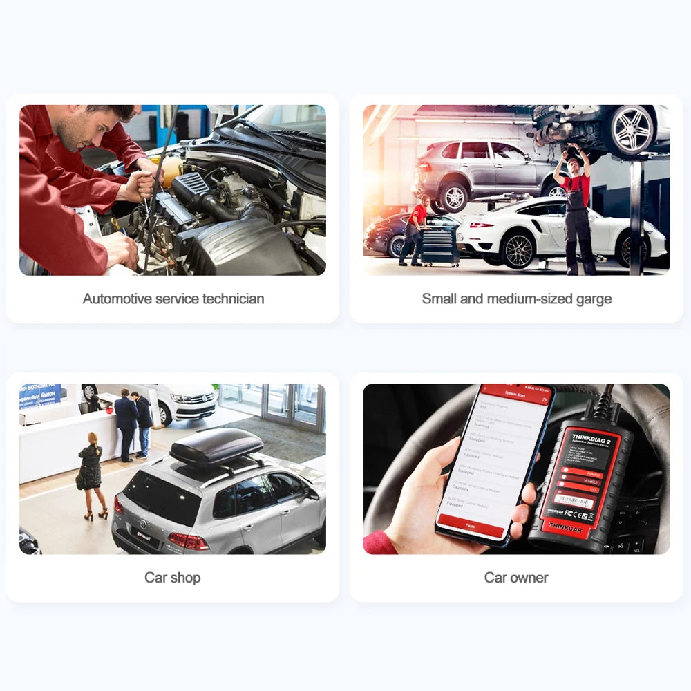 THINKCAR THINKDIAG 2 /KINGBOLEN Ediag Plus CAN FD All Systems 15 Reset Services ECU Coding OBD2 Scanner Car Diagnostic Tool