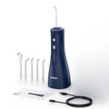 SEJOY Water Flosser Irrigator Dental Teeth Whitening strips Portable 230ML Tank 5 Modes 8 Jet Tips Washing Machine for Home