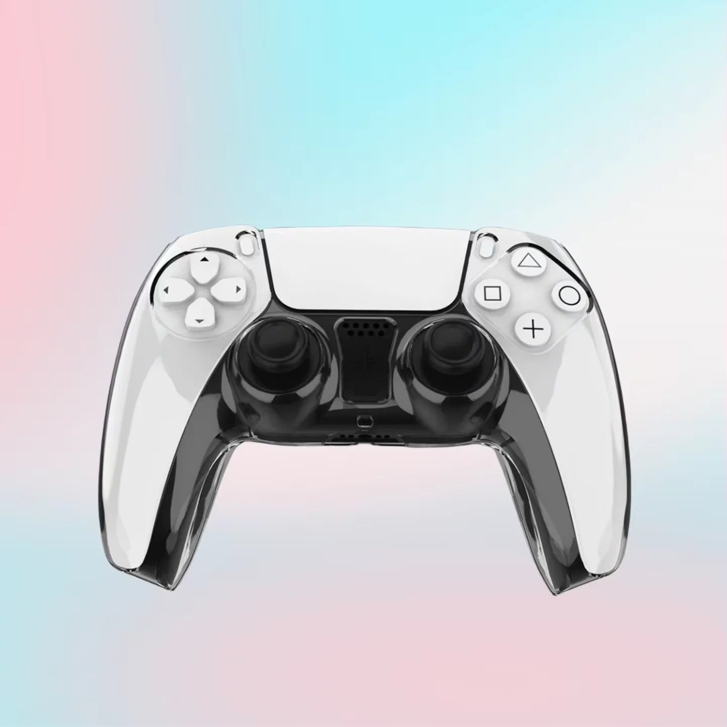 For PS5 DualSense Controller Clear PC Cover Ultra Slim Transparent Protector Case for PS5 Gamepad Game Accessories