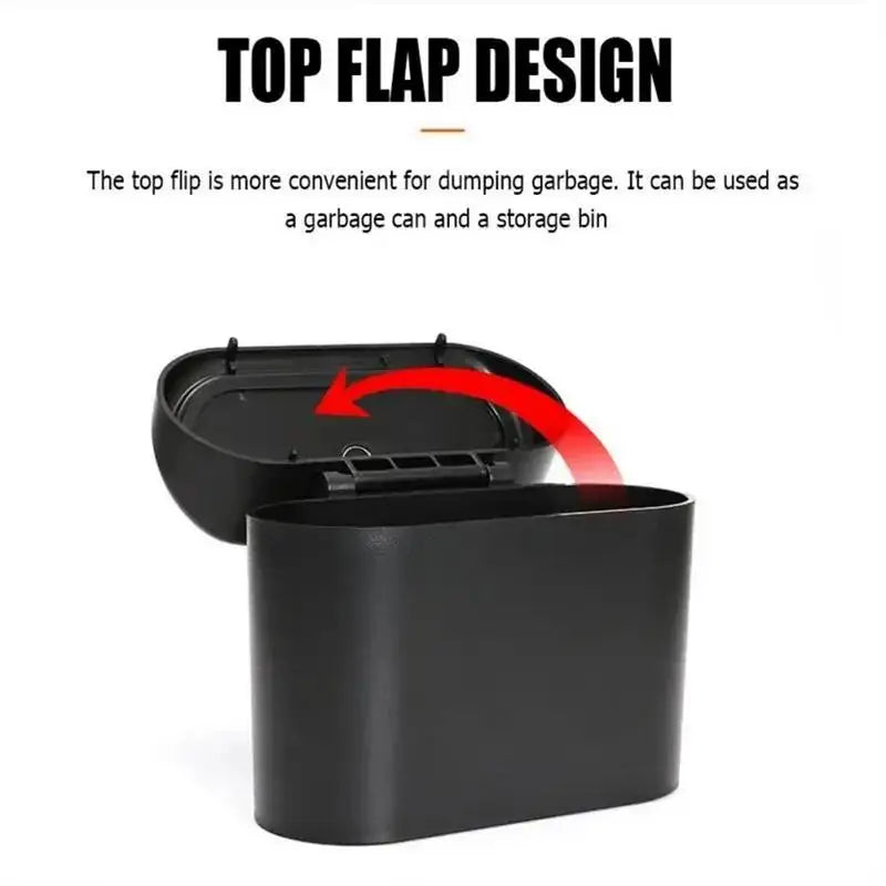 Car Trash Bin Car Side Door Garbage Can With Lid Car Interior Accessories Automotive Garbage Container Waterproof Garbage Cans